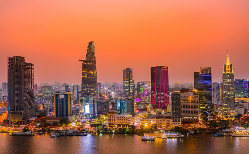 Arrive in Ho Chi Minh